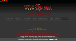 Desktop Screenshot of berghotel-habbel.de